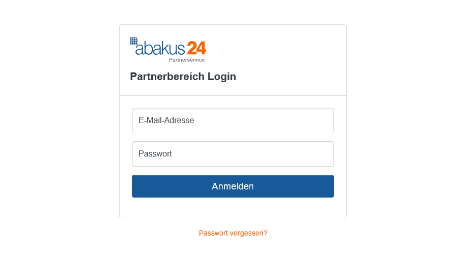 Inicie sesión en el área de socios de abakus24