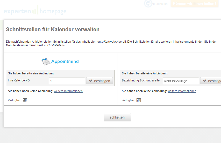 Haga clic en &nbsp;bestätigen
