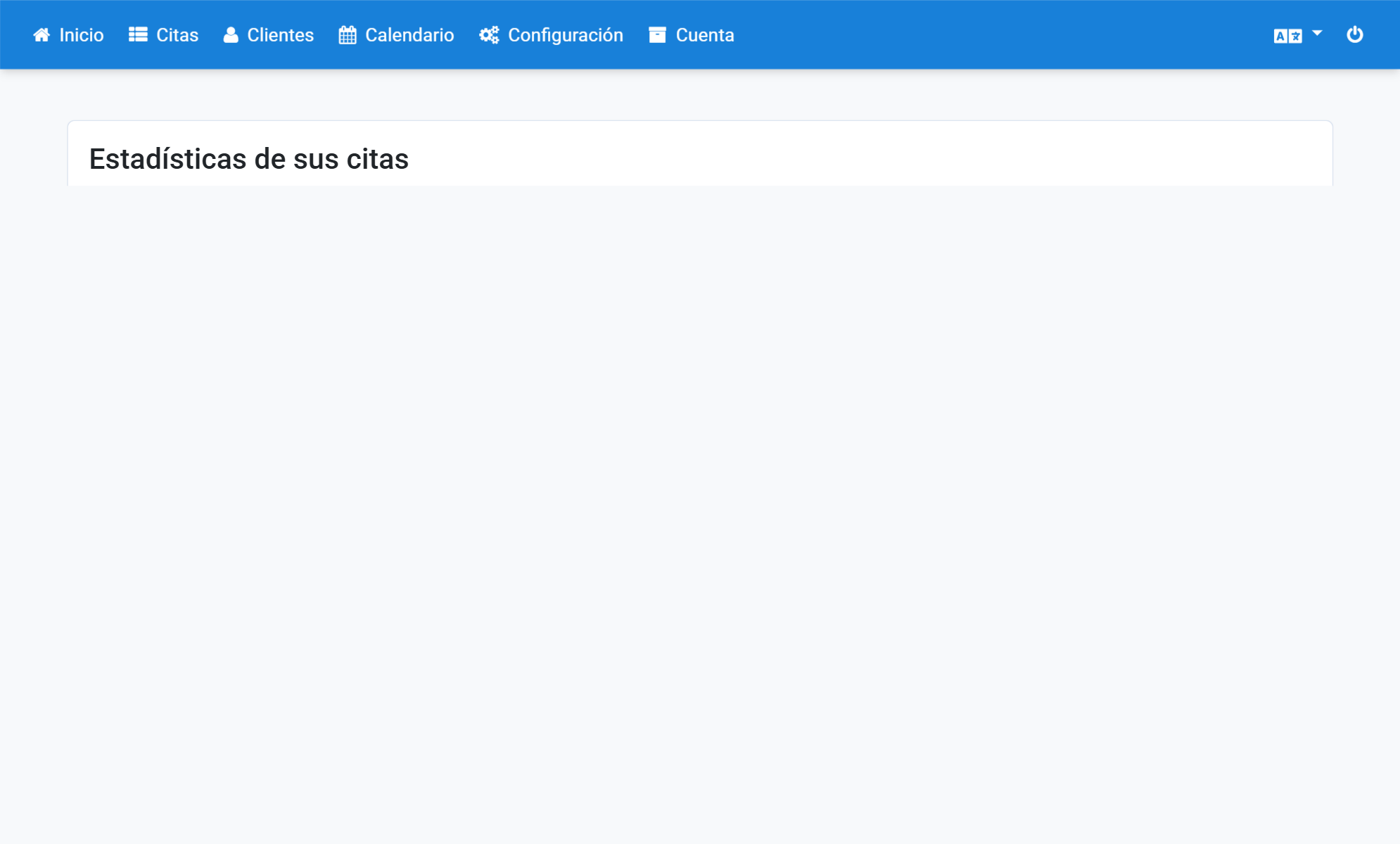 Haga clic en la navegación en Configuración
