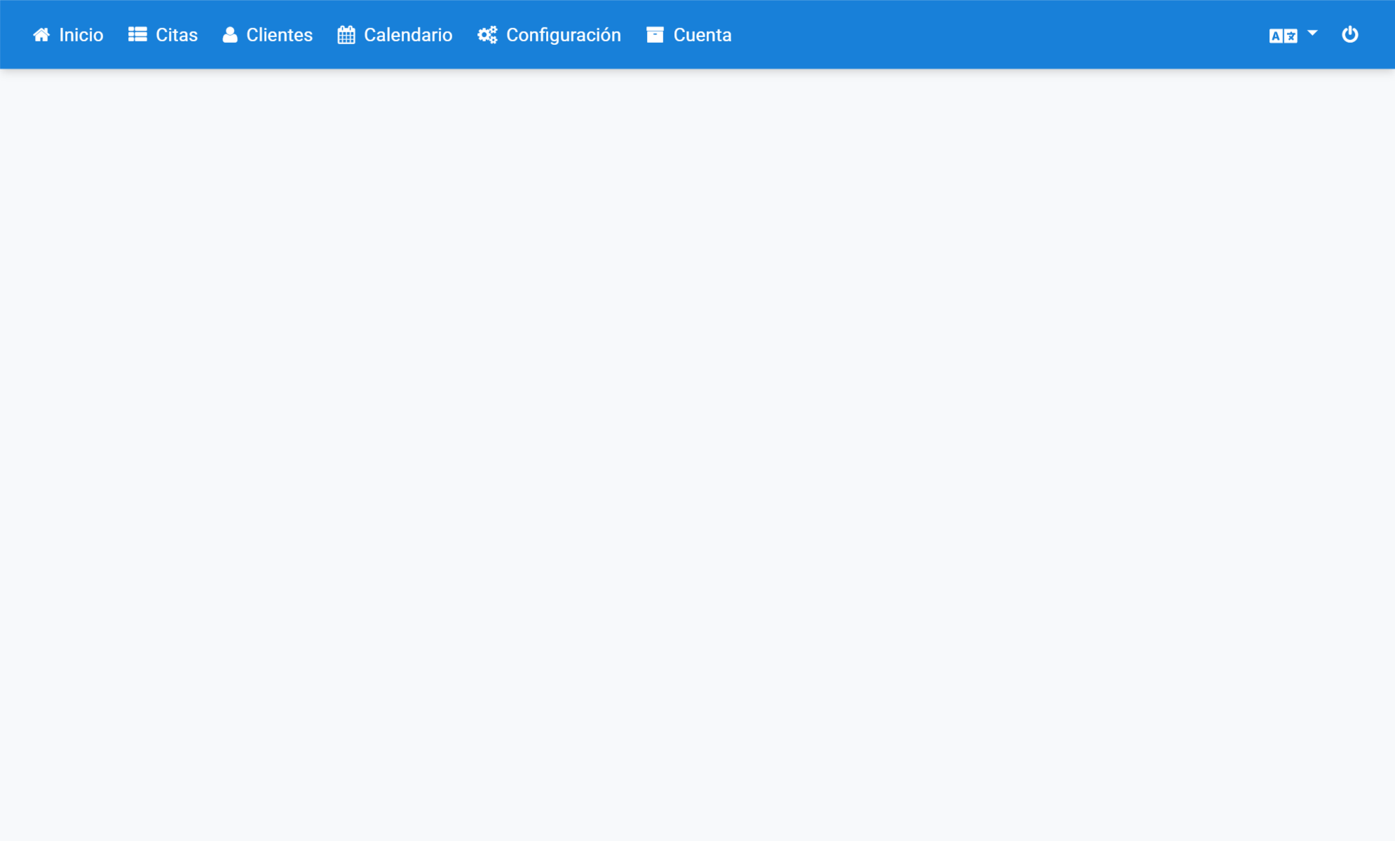 Haga clic en la navegación en Configuración